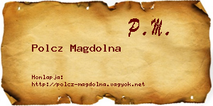 Polcz Magdolna névjegykártya